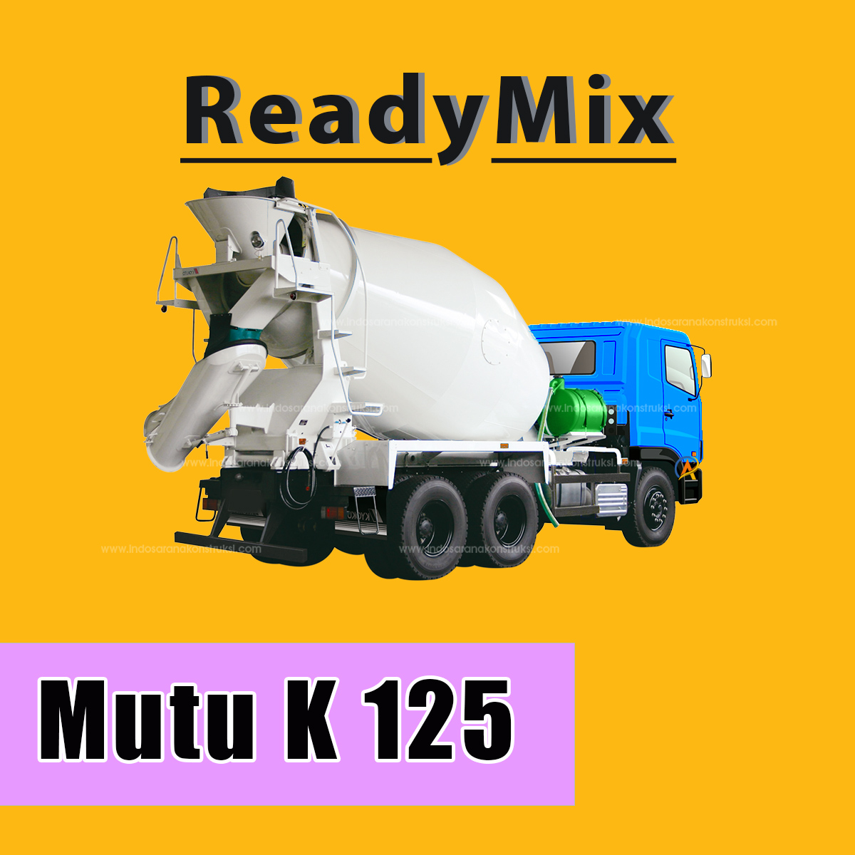 TAMPAK BELAKANG MIXER 125 ready mix
